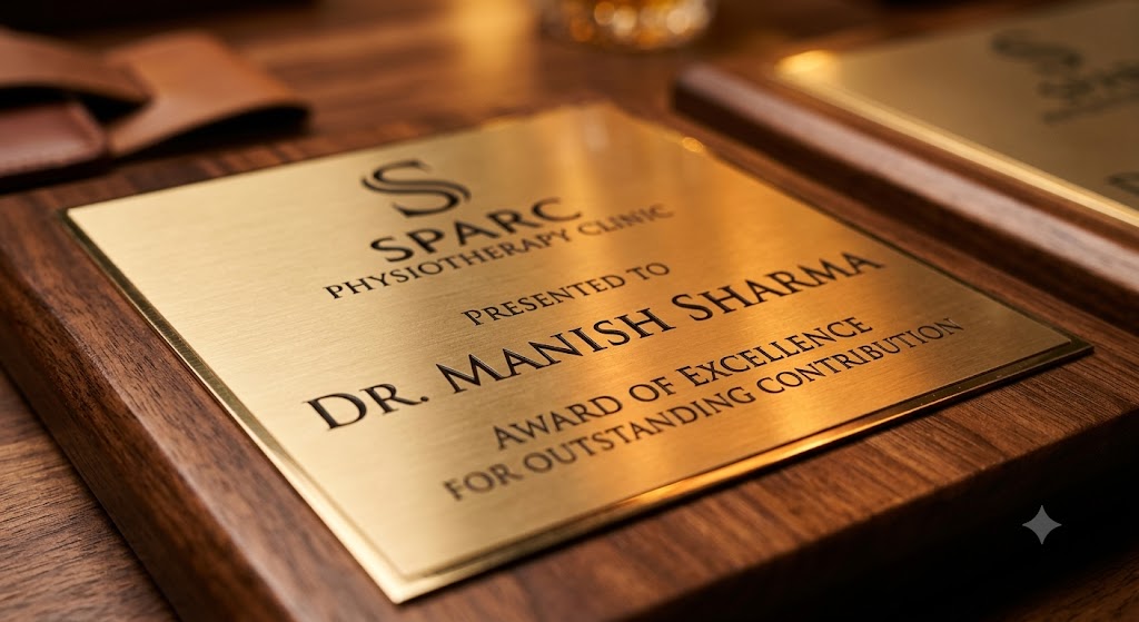 Award of Excellence presented to Dr. Manish Sharma