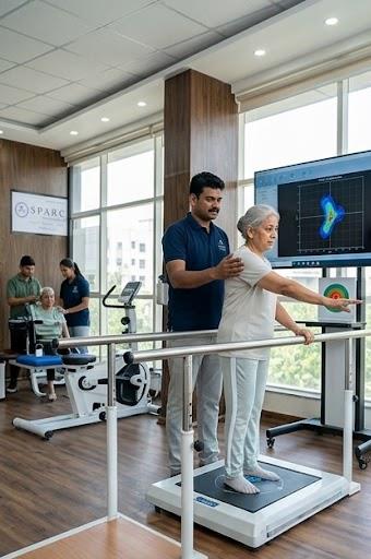 Balance and gait training at SPARC