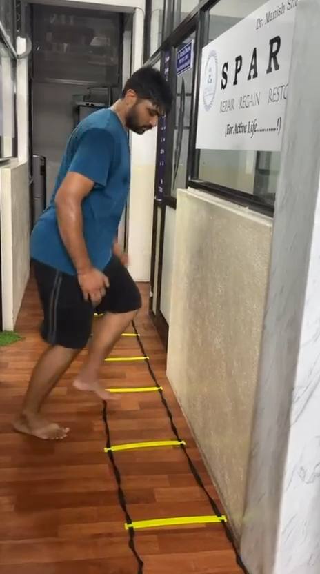 Agility ladder drills at SPARC